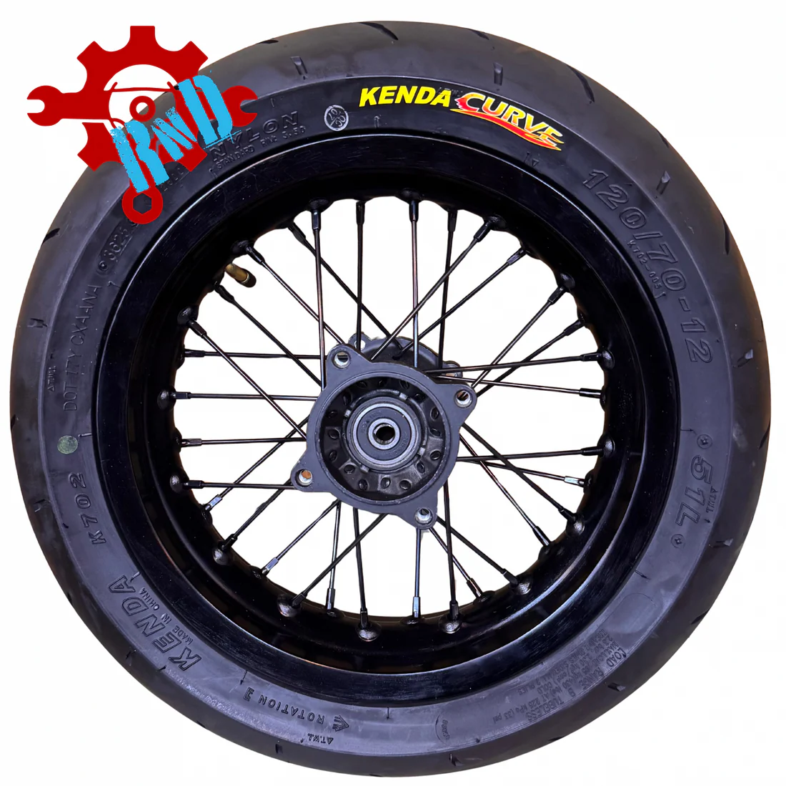 Ride or Die R&D 12 inch supermoto wheels